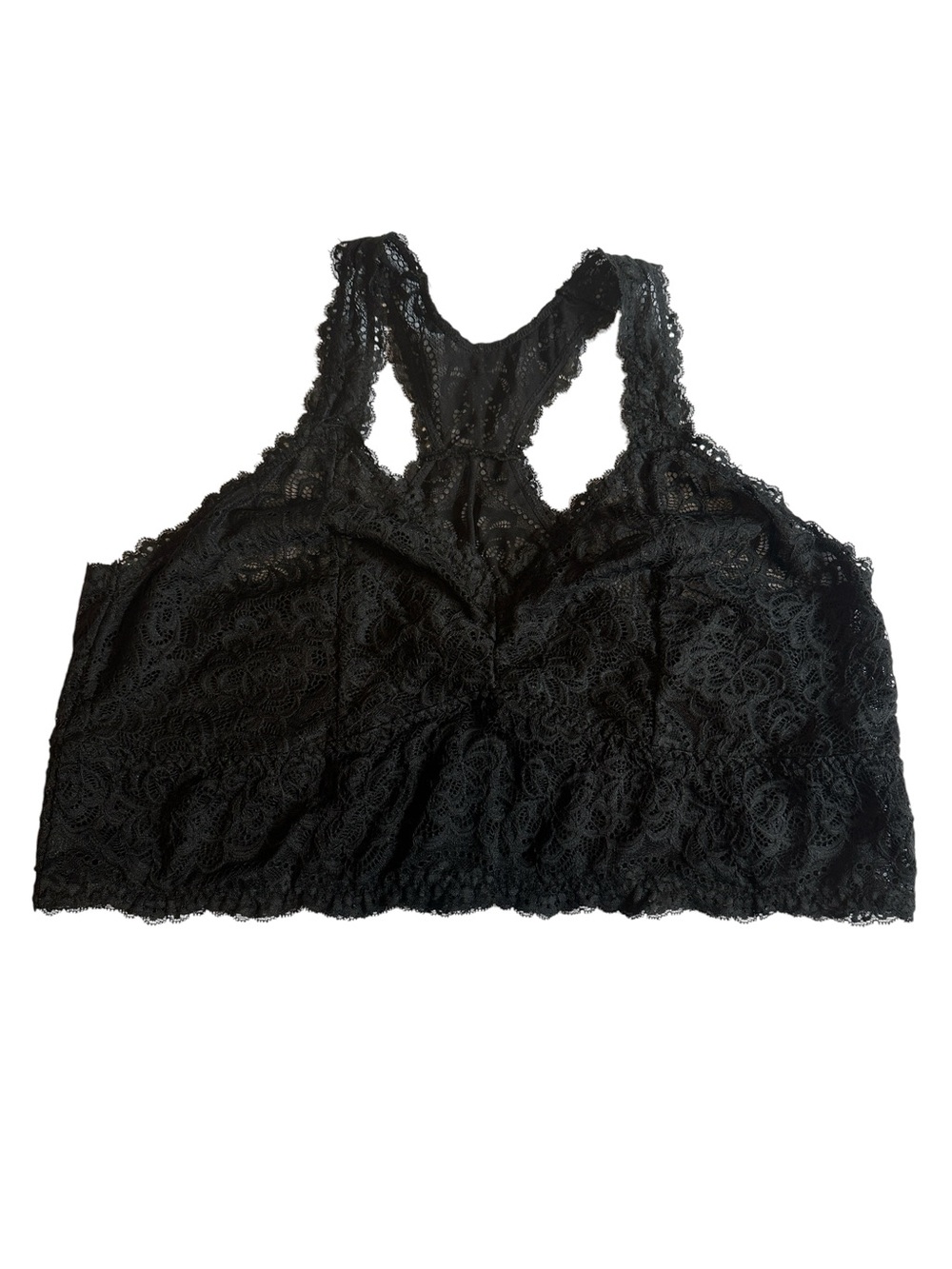 Torrid Unlined Lace Racerback Bralette Size 4 (26)